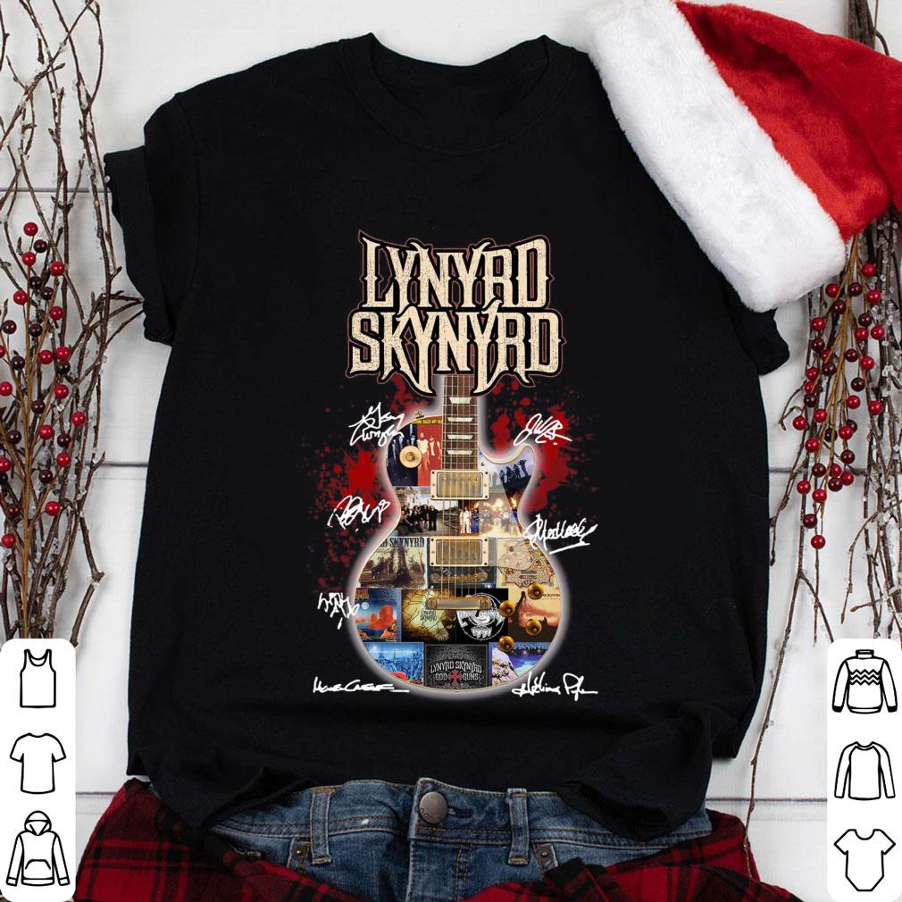 Premium Guitarist Lynyrd Skynyrd band rock signatures shirt