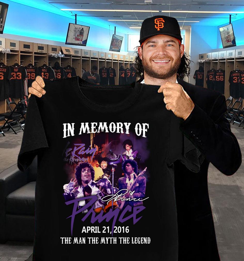 Hot In memory of Prince and The Revolution Purple Rain April 21 2016 Signature The Man The Myth The Legend Shirt In memory of Prince and The Revolution Purple Rain April 21 2016 Signature The Man The Myth The Legend Shirt 2 - Hot In memory of Prince and The Revolution Purple Rain April 21 2016 Signature The Man The Myth The Legend Shirt