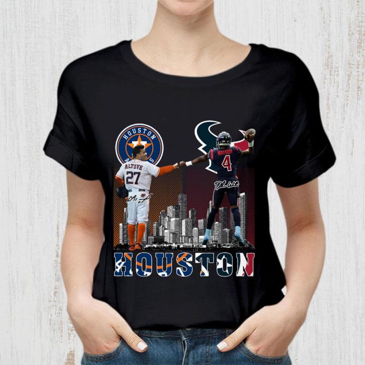 Awesome José Altuve Deshaun Watson Signatures Houston Astros Houston Texans Shirt José Altuve Deshaun Watson Signatures Houston Astros Houston Texans Shirt 2 - Awesome José Altuve Deshaun Watson Signatures Houston Astros Houston Texans Shirt