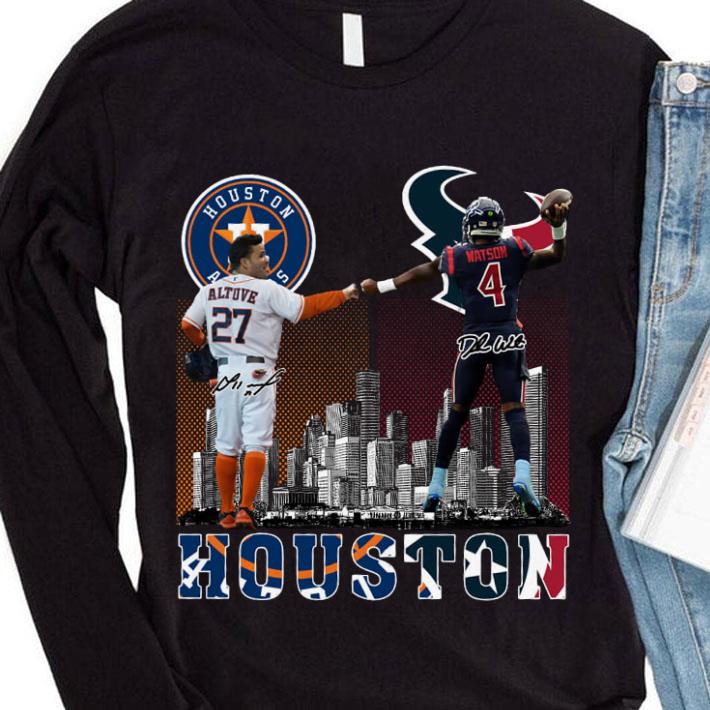 Awesome José Altuve Deshaun Watson Signatures Houston Astros Houston Texans Shirt José Altuve Deshaun Watson Signatures Houston Astros Houston Texans Shirt 4 - Awesome José Altuve Deshaun Watson Signatures Houston Astros Houston Texans Shirt