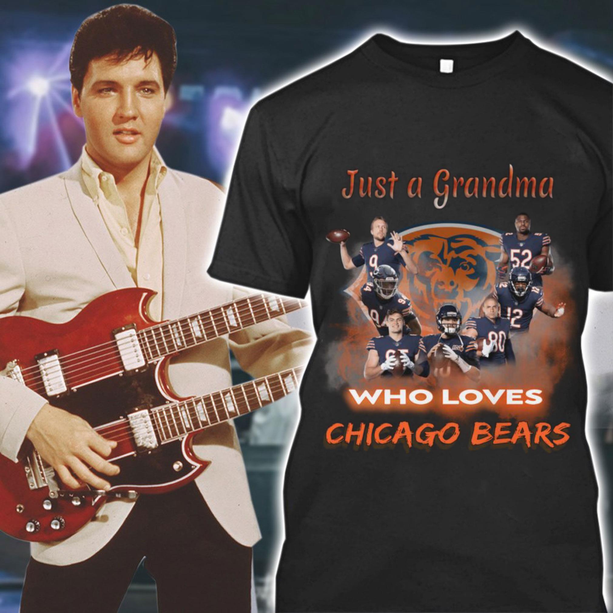 Best Just a grandma who Loves Chicago Bears Shirt Just a grandma who Loves Chicago Bears Shirt 1 - Best Just a grandma who Loves Chicago Bears Shirt
