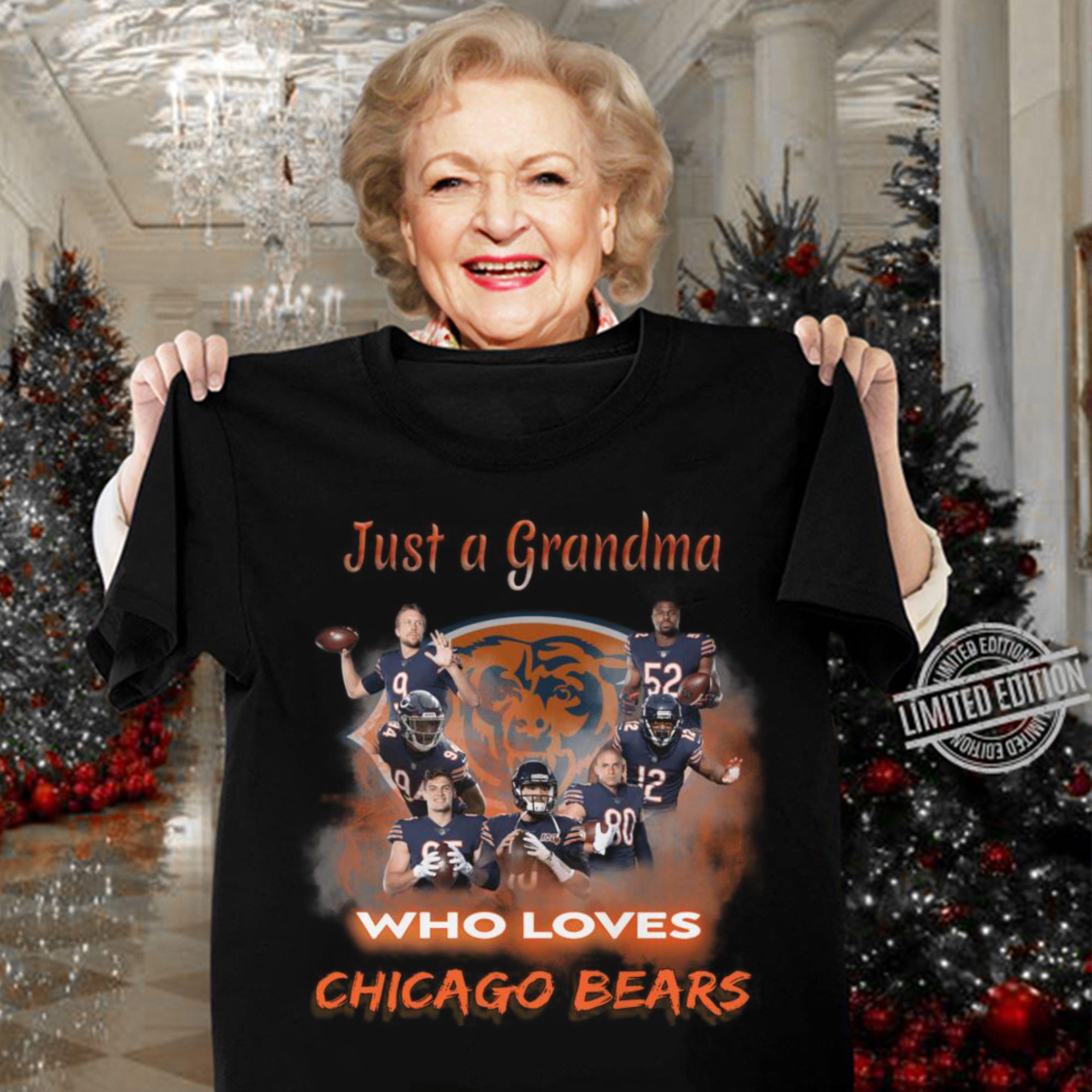 Best Just a grandma who Loves Chicago Bears Shirt Just a grandma who Loves Chicago Bears Shirt 3 - Best Just a grandma who Loves Chicago Bears Shirt