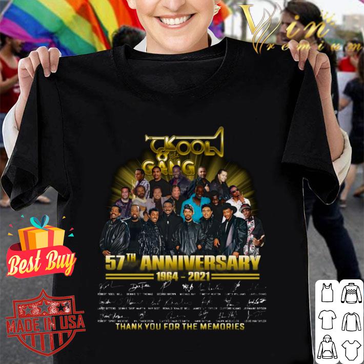 Original Kool and the Gang 57th anniversary 1964-2021 signatures thank you for the memories shirt Kool and the Gang 57th anniversary 1964 2021 signatures thank you for the memories shirt 1 - Original Kool and the Gang 57th anniversary 1964-2021 signatures thank you for the memories shirt