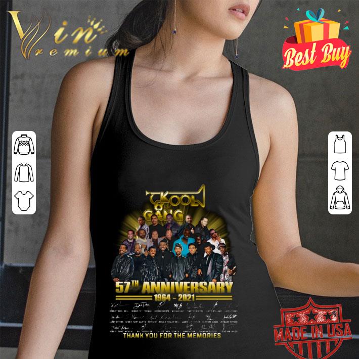 Original Kool and the Gang 57th anniversary 1964-2021 signatures thank you for the memories shirt Kool and the Gang 57th anniversary 1964 2021 signatures thank you for the memories shirt 2 - Original Kool and the Gang 57th anniversary 1964-2021 signatures thank you for the memories shirt