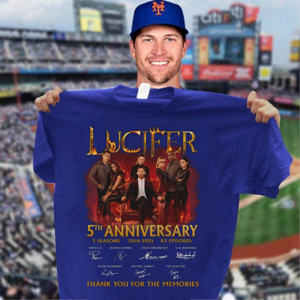 Best Lucifer TV Series 5th anniversary 5 seasons 2016-2021 83 episodes signatures thank memories shirt Lucifer TV Series 5th anniversary 5 seasons 2016 2021 83 episodes signatures thank memories shirt 3 - Best Lucifer TV Series 5th anniversary 5 seasons 2016-2021 83 episodes signatures thank memories shirt