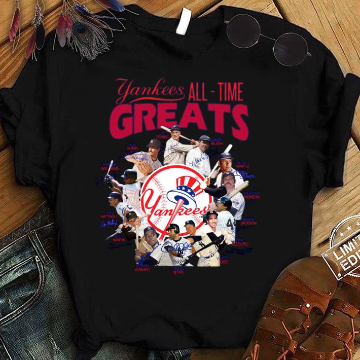 Premium New York Yankees All-time Greats Legends signatures shirt New York Yankees All time Greats Legends signatures shirt 1 - Premium New York Yankees All-time Greats Legends signatures shirt