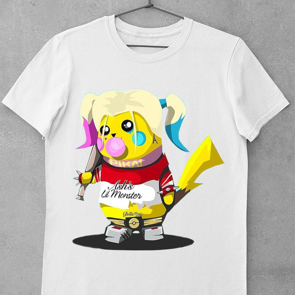 Premium Pikachu mashup Harley Quinn Ash's Lil Monster Shirt