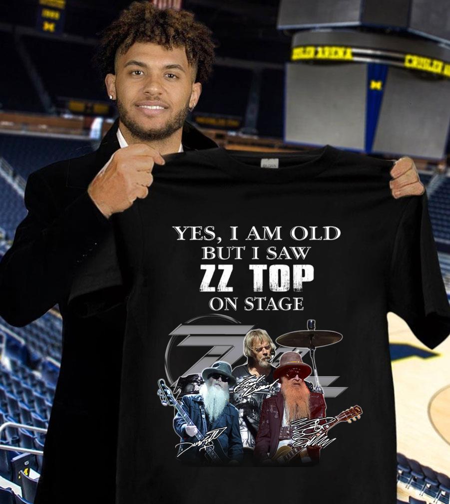 RIP Dusty Hill Yes i am old but i saw ZZ Top band rock on stage signatures shirt RIP Dusty Hill Yes i am old but i saw ZZ Top band rock on stage signatures shirt 1 - RIP Dusty Hill Yes i am old but i saw ZZ Top band rock on stage signatures shirt