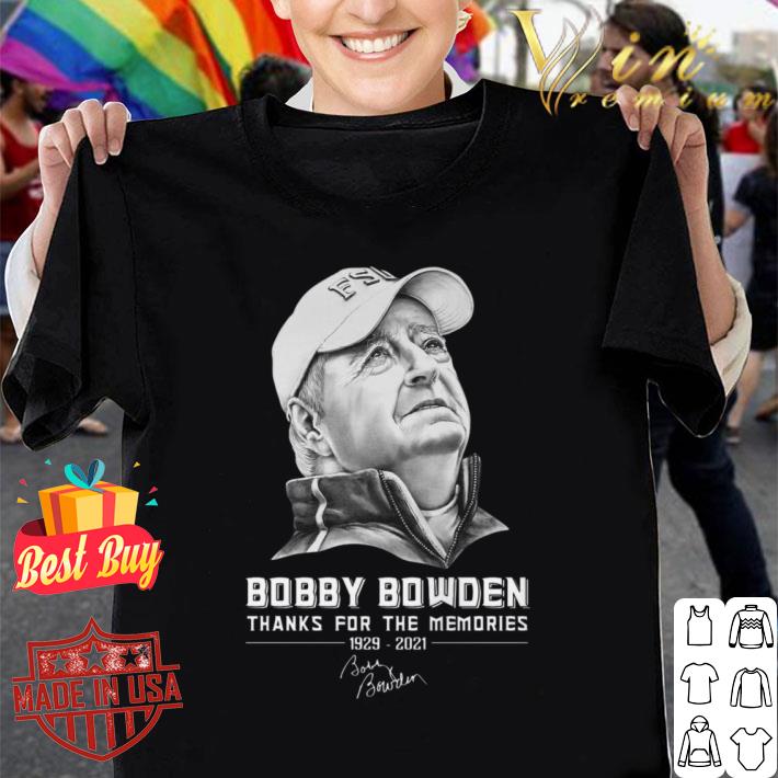 Official Rest In Peace Legend Bobby Bowden 1929-2021 Coach Florida State Seminoles Signature Shirt