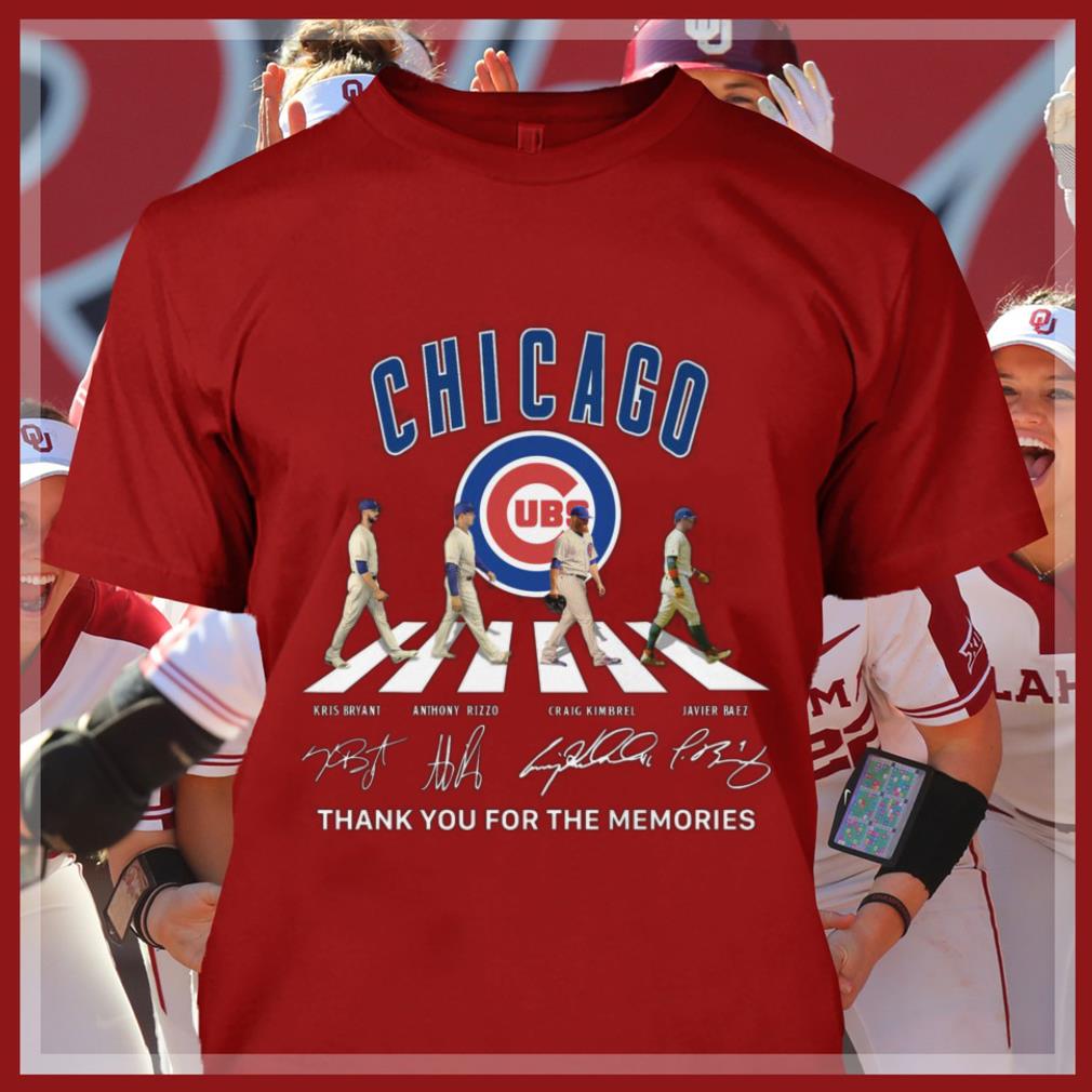 Best Thank Memories Chicago Cubs Abbey Road Signatures Shirt Thank Memories Chicago Cubs Abbey Road Signatures Shirt 4 - Best Thank Memories Chicago Cubs Abbey Road Signatures Shirt