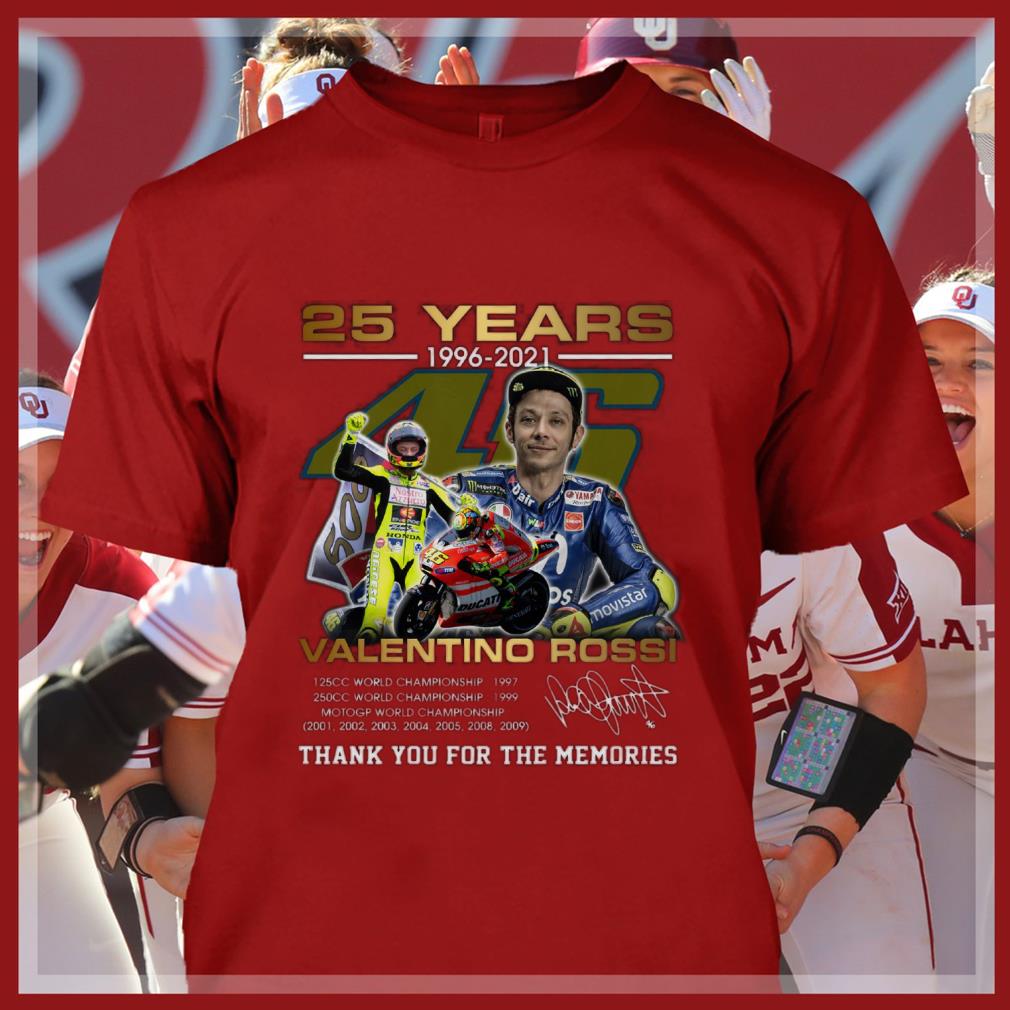 Premium Thank Memories VR46 Valentino Rossi 25 years 1996-2021 MotoGP World Championship Shirt Thank Memories VR46 Valentino Rossi 25 years 1996 2021 MotoGP World Championship Shirt 4 - Premium Thank Memories VR46 Valentino Rossi 25 years 1996-2021 MotoGP World Championship Shirt
