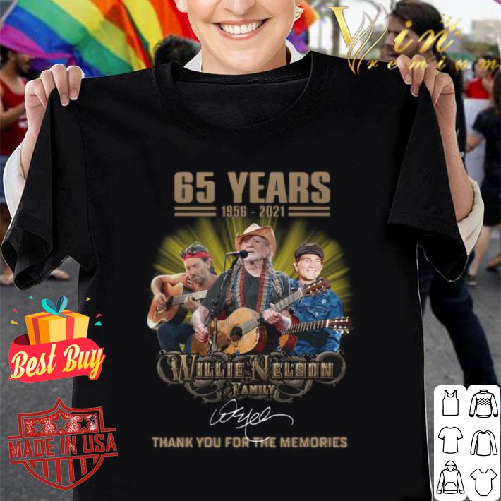 Official Thank Memories Willie Nelson's band Family 65 years 1956-2021 Signature Shirt Thank Memories Willie Nelson s band Family 65 years 1956 2021 Signature Shirt 1 - Official Thank Memories Willie Nelson's band Family 65 years 1956-2021 Signature Shirt