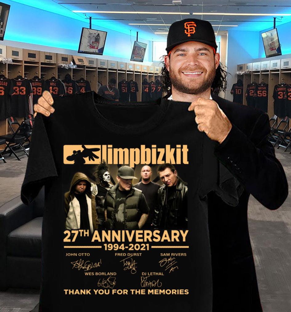 Funny Thank You Limp Bizkit 27th anniversary 1994-2021 Signatures Shirt Thank You Limp Bizkit 27th anniversary 1994 2021 Signatures Shirt 2 - Funny Thank You Limp Bizkit 27th anniversary 1994-2021 Signatures Shirt