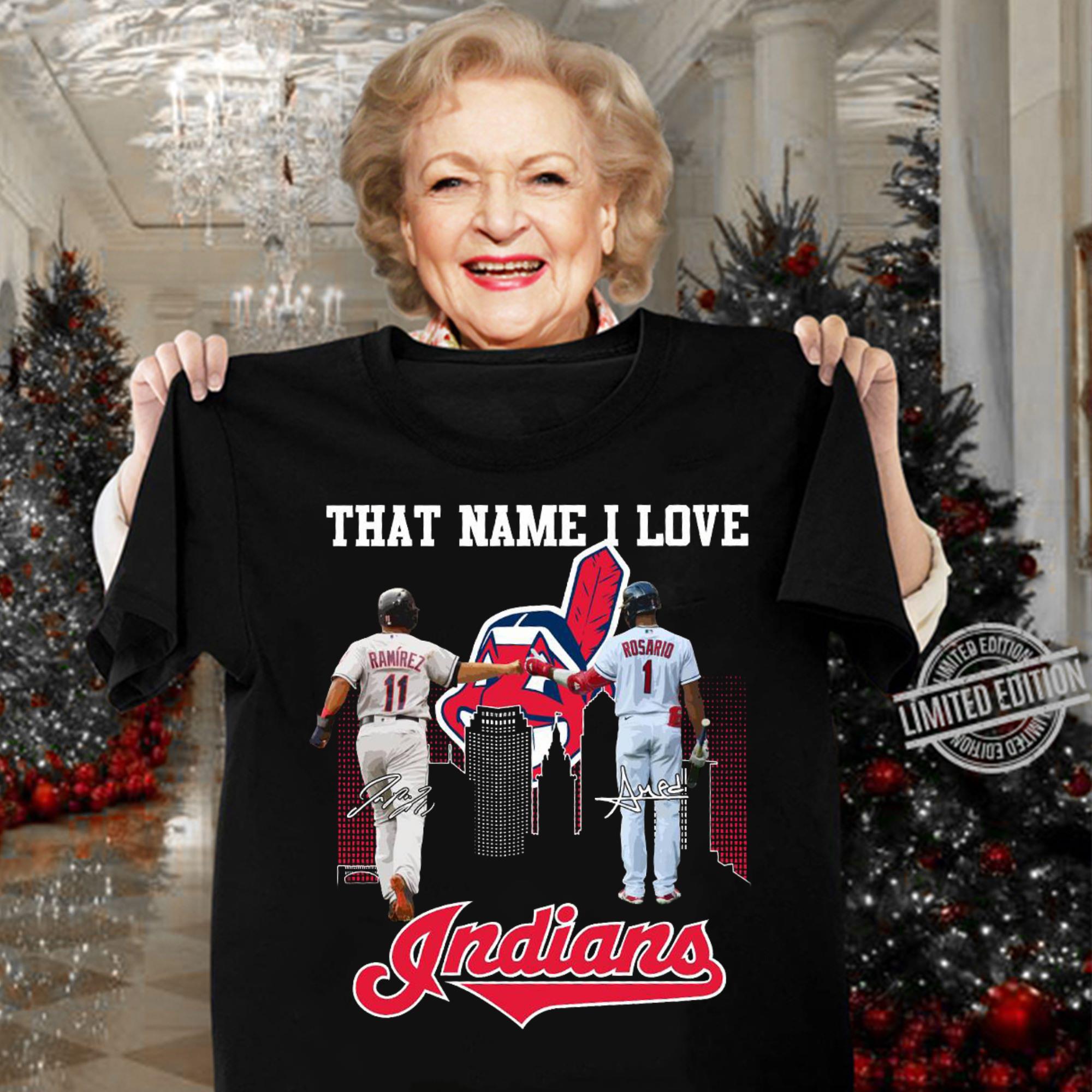 Best That Name I Love Cleveland Indians José Ramírez Amed Rosario Signatures Shirt That Name I Love Cleveland Indians José Ramírez Amed Rosario Signatures Shirt 3 - Best That Name I Love Cleveland Indians José Ramírez Amed Rosario Signatures Shirt