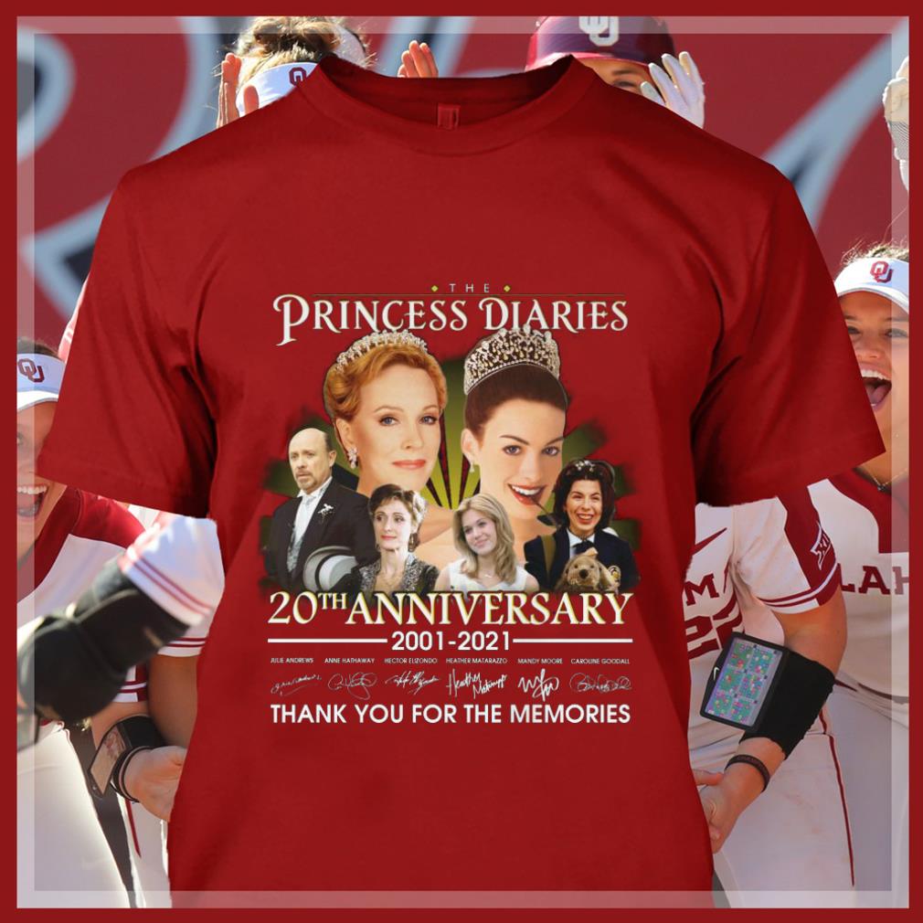 Original The Princess Diaries 20th anniversary 2001-2021 signatures thank you for the memories shirt The Princess Diaries 20th anniversary 2001 2021 signatures thank you for the memories shirt 4 - Original The Princess Diaries 20th anniversary 2001-2021 signatures thank you for the memories shirt