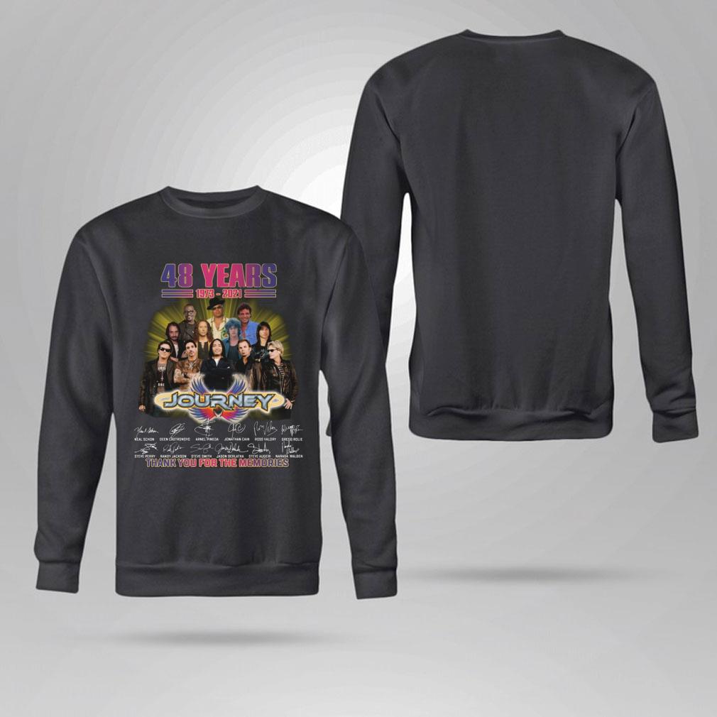 Awesome 48 years 1973-2021 Journey band rock member signatures thank memories shirt 48 years 1973 2021 Journey band rock member signatures thank memories shirt 4 - Awesome 48 years 1973-2021 Journey band rock member signatures thank memories shirt