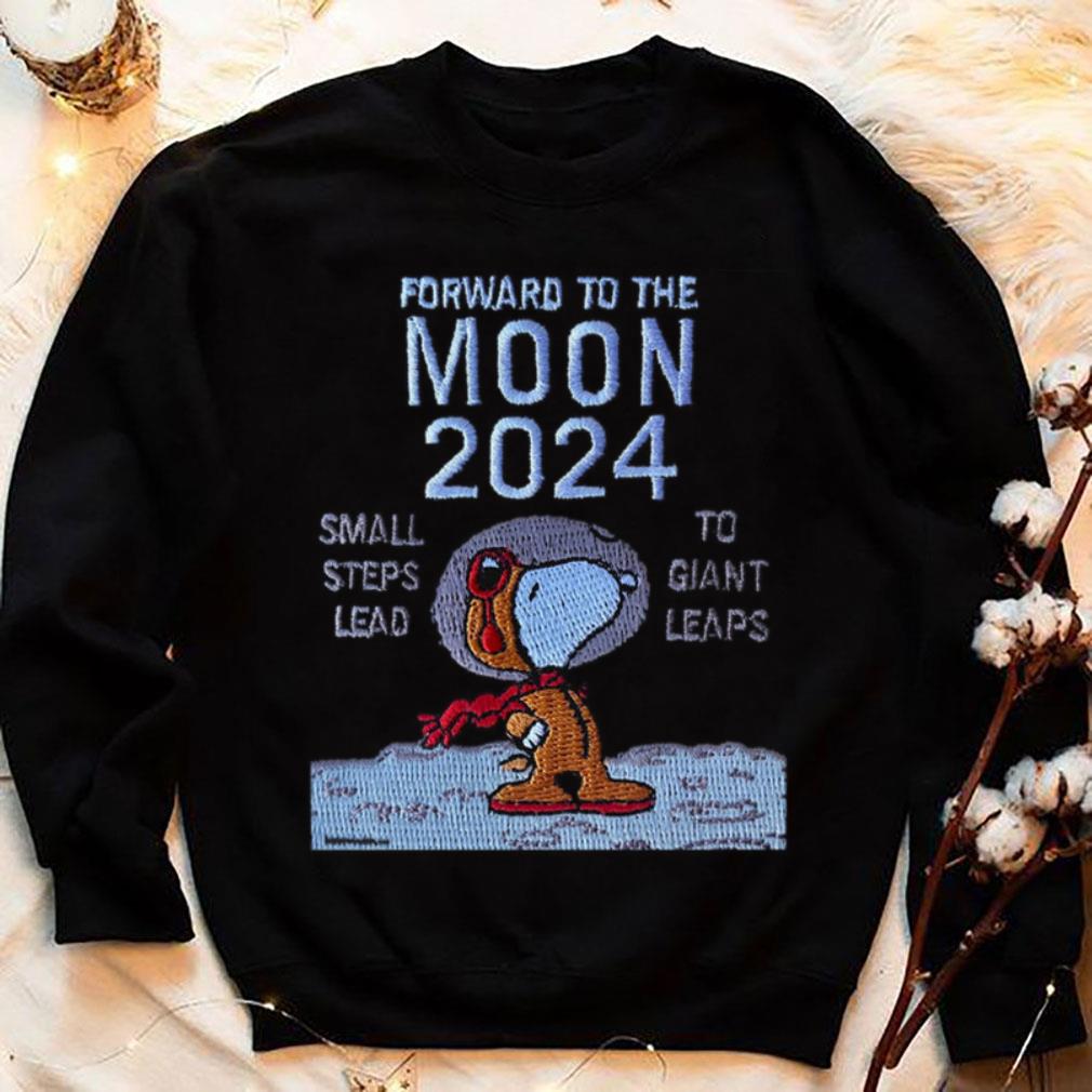 Original Astronaut Snoopy Forward To The Moon 2024 Small Steps Lead To Giant Leaps Shirt Astronaut Snoopy Forward To The Moon 2024 Small Steps Lead To Giant Leaps Shirt 4 - Original Astronaut Snoopy Forward To The Moon 2024 Small Steps Lead To Giant Leaps Shirt
