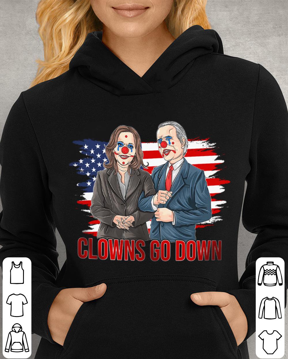 Awesome Biden Harris Clowns Go Down American Flag Halloween Shirt Biden Harris Clowns Go Down American Flag Halloween Shirt 4 - Awesome Biden Harris Clowns Go Down American Flag Halloween Shirt