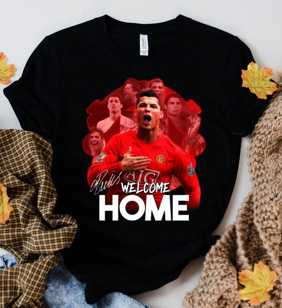 Premium CR7 Cristiano Ronaldo Welcome Home Manchester United FC Shirt CR7 Cristiano Ronaldo Welcome Home Manchester United FC Shirt 2 - Premium CR7 Cristiano Ronaldo Welcome Home Manchester United FC Shirt