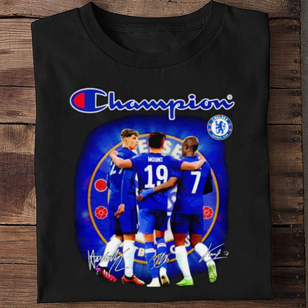 Best Champion Chelsea FC Signatures Shirt, Kai Havertz, Mason Mount, N Golo Kante Champion Chelsea FC Signatures Shirt Kai Havertz Mason Mount N Golo Kante 2 - Best Champion Chelsea FC Signatures Shirt, Kai Havertz, Mason Mount, N Golo Kante