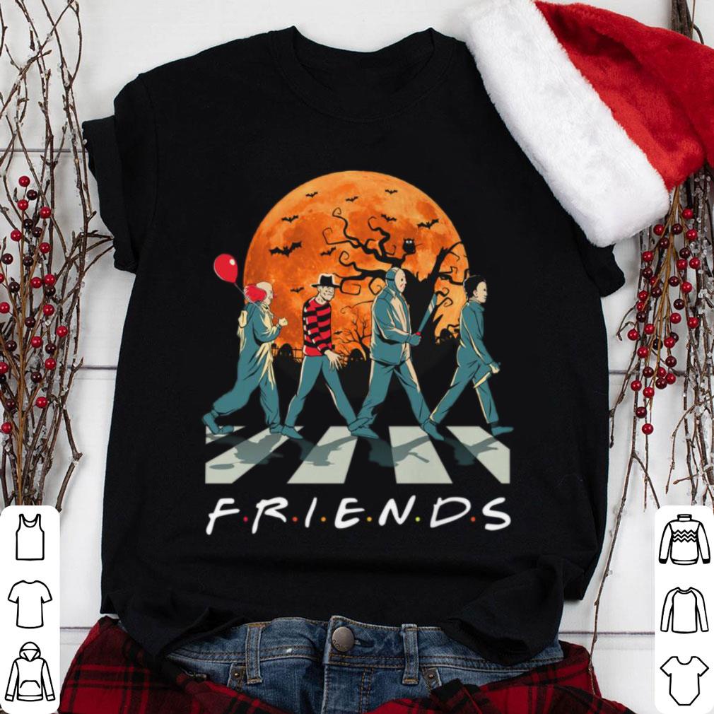 Funny Friends Horror Movies Characters Abbey Road Halloween shirt Friends Horror Movies Characters Abbey Road Halloween shirt 1 - Funny Friends Horror Movies Characters Abbey Road Halloween shirt