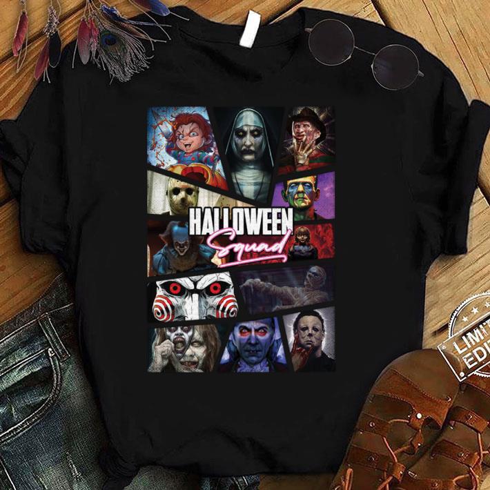 Funny Halloween Squad Horror Movies Characters Shirt Halloween Squad Horror Movies Characters Shirt 1 - Funny Halloween Squad Horror Movies Characters Shirt