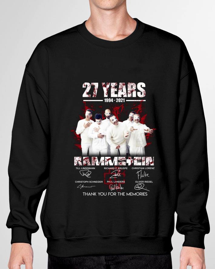 Premium Rammstein band 27 years 1994-2021 Signatures Thank Memories Shirt Rammstein band 27 years 1994 2021 Signatures Thank Memories Shirt 3 - Premium Rammstein band 27 years 1994-2021 Signatures Thank Memories Shirt