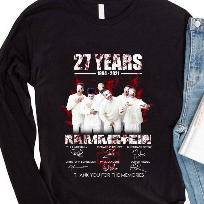 Premium Rammstein band 27 years 1994-2021 Signatures Thank Memories Shirt Rammstein band 27 years 1994 2021 Signatures Thank Memories Shirt 4 - Premium Rammstein band 27 years 1994-2021 Signatures Thank Memories Shirt