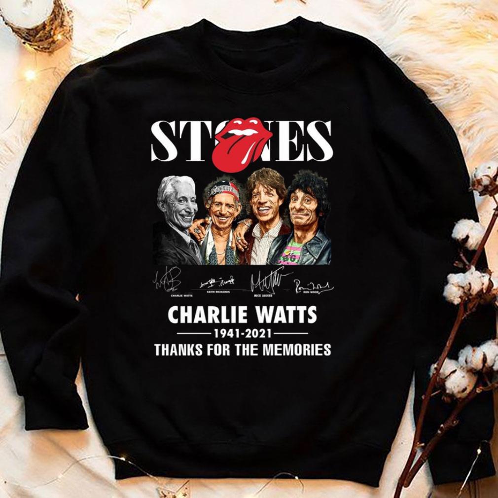 Funny Rest In Peace Charlie Watts 1941-2021 Stones Band Signatures Thanks For The Memories Shirt Rest In Peace Charlie Watts 1941 2021 Stones Band Signatures Thanks For The Memories Shirt 4 - Funny Rest In Peace Charlie Watts 1941-2021 Stones Band Signatures Thanks For The Memories Shirt