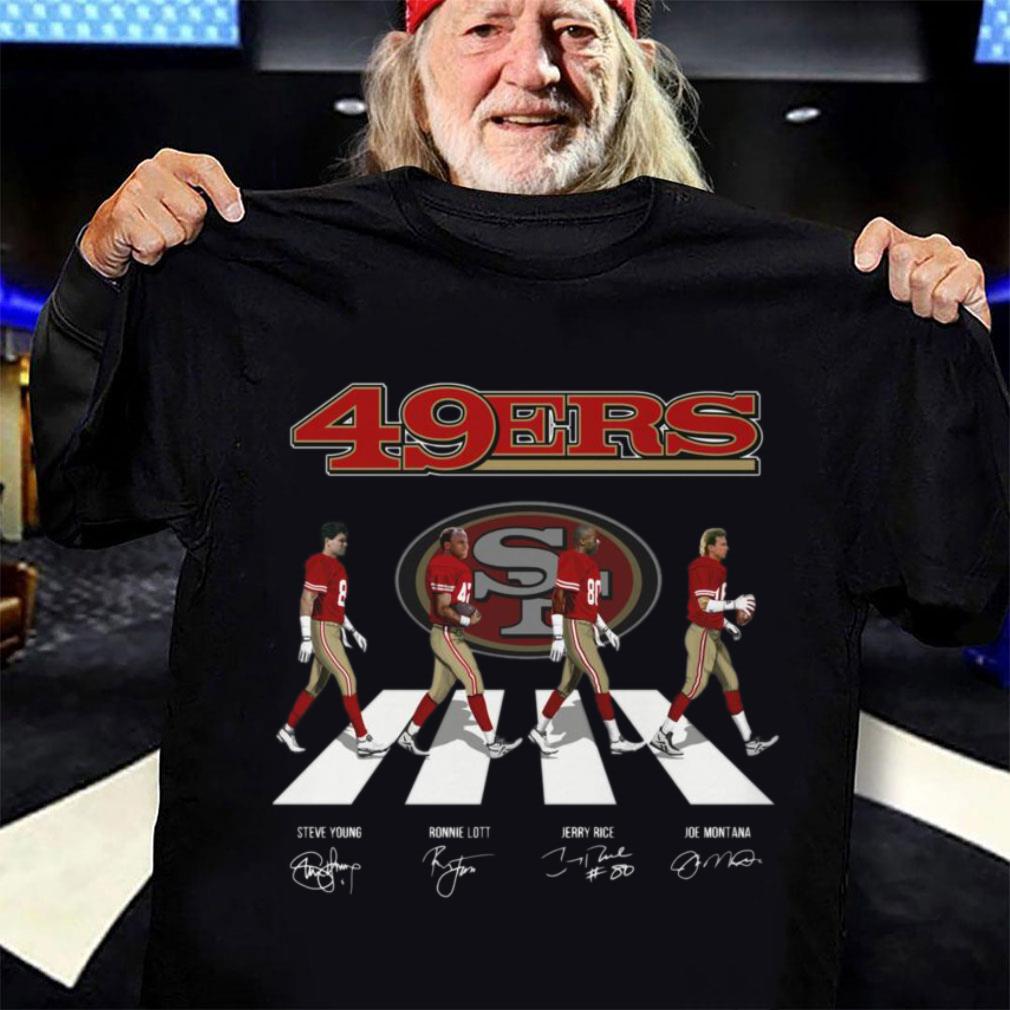 Premium San Francisco 49ers Abbey Road Signatures Shirt, Steve Young, Ronnie Lott, Jerry Rice, Joe Montana San Francisco 49ers Abbey Road Signatures Shirt Steve Young Ronnie Lott Jerry Rice Joe Montana 3 - Premium San Francisco 49ers Abbey Road Signatures Shirt, Steve Young, Ronnie Lott, Jerry Rice, Joe Montana