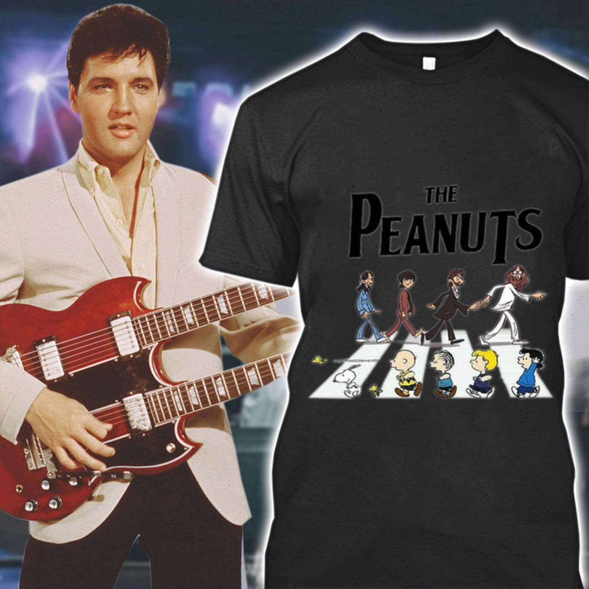 Awesome The Beatles Mashup The Peanuts Abbey Road Snoopy Charlie Brown Shirt The Beatles Mashup The Peanuts Abbey Road Snoopy Charlie Brown Shirt 1 - Awesome The Beatles Mashup The Peanuts Abbey Road Snoopy Charlie Brown Shirt