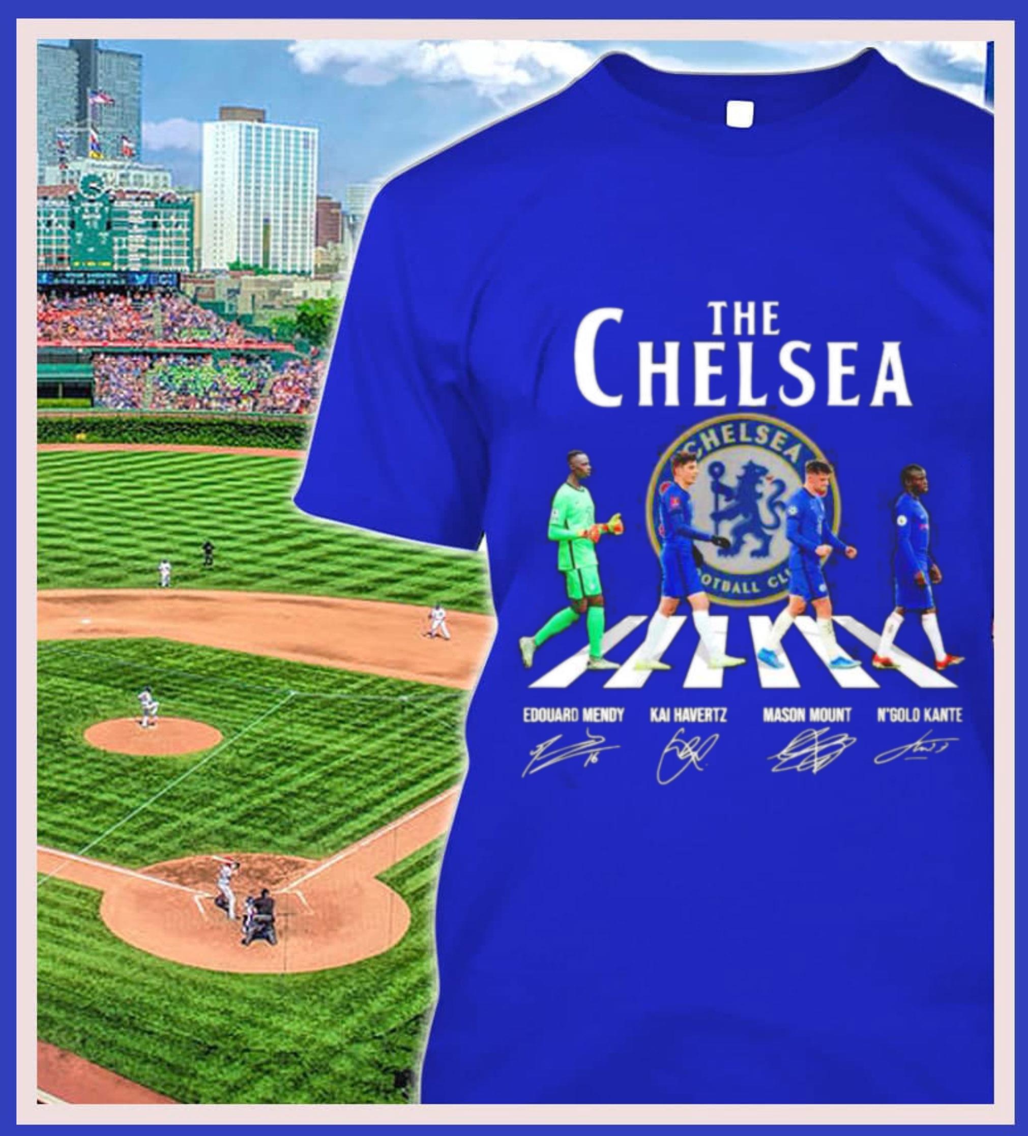 Official The Chelsea FC Abbey Road Signatures Shirt, Edouard Mendy, Kai Havertz, Mason Mount, N Golo Kante The Chelsea FC Abbey Road Signatures Shirt Edouard Mendy Kai Havertz Mason Mount N Golo Kante 2 - Official The Chelsea FC Abbey Road Signatures Shirt, Edouard Mendy, Kai Havertz, Mason Mount, N Golo Kante