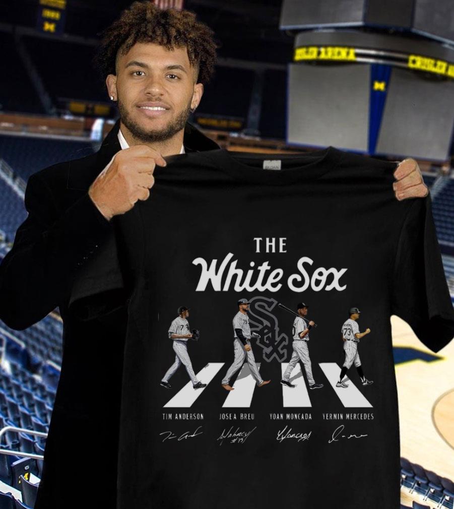 Best The White Sox Abbey Road Chicago White Sox Signatures Shirt, Tim Anderson, Jose Breu, Yoan Moncada, Yermin Mercedes The White Sox Abbey Road Chicago White Sox Signatures Shirt Tim Anderson Jose Breu Yoan Moncada Yermin Mercedes 1 - Best The White Sox Abbey Road Chicago White Sox Signatures Shirt, Tim Anderson, Jose Breu, Yoan Moncada, Yermin Mercedes
