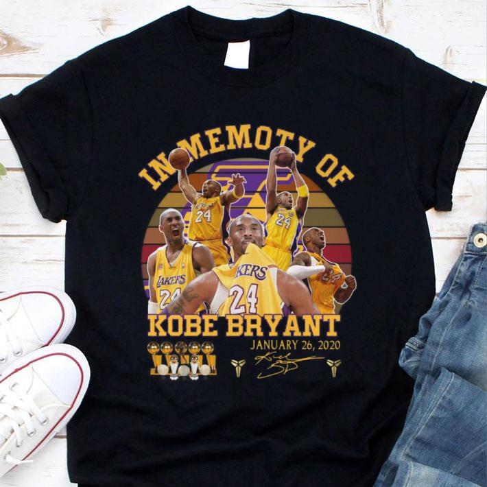 Premium Vintage In Memory Of Kobe Bryant Lakers January 26 2020 Signature Shirt Vintage In Memory Of Kobe Bryant Lakers January 26 2020 Signature Shirt 1 - Premium Vintage In Memory Of Kobe Bryant Lakers January 26 2020 Signature Shirt