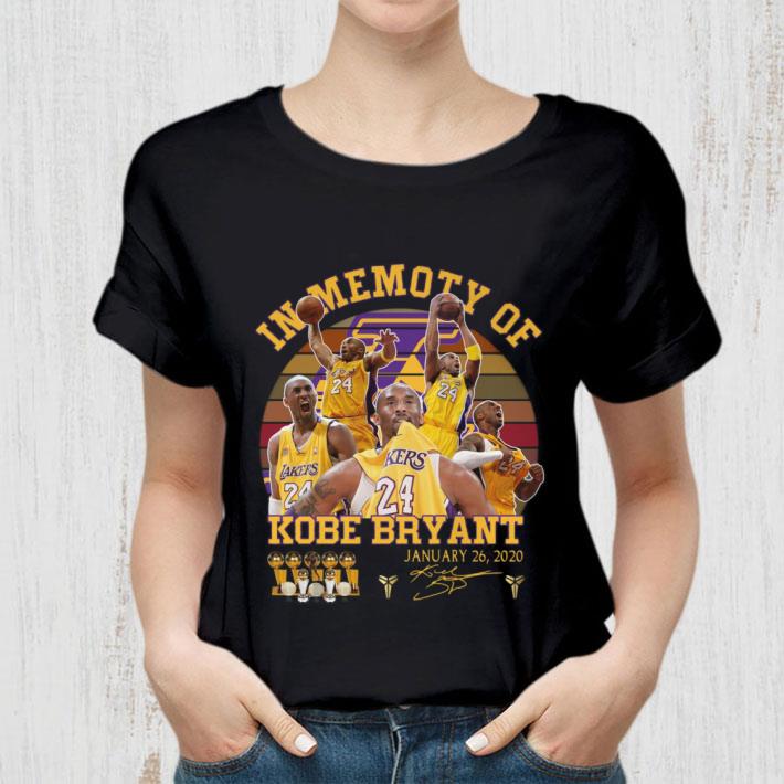 Premium Vintage In Memory Of Kobe Bryant Lakers January 26 2020 Signature Shirt Vintage In Memory Of Kobe Bryant Lakers January 26 2020 Signature Shirt 2 - Premium Vintage In Memory Of Kobe Bryant Lakers January 26 2020 Signature Shirt