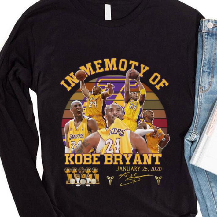 Premium Vintage In Memory Of Kobe Bryant Lakers January 26 2020 Signature Shirt Vintage In Memory Of Kobe Bryant Lakers January 26 2020 Signature Shirt 4 - Premium Vintage In Memory Of Kobe Bryant Lakers January 26 2020 Signature Shirt
