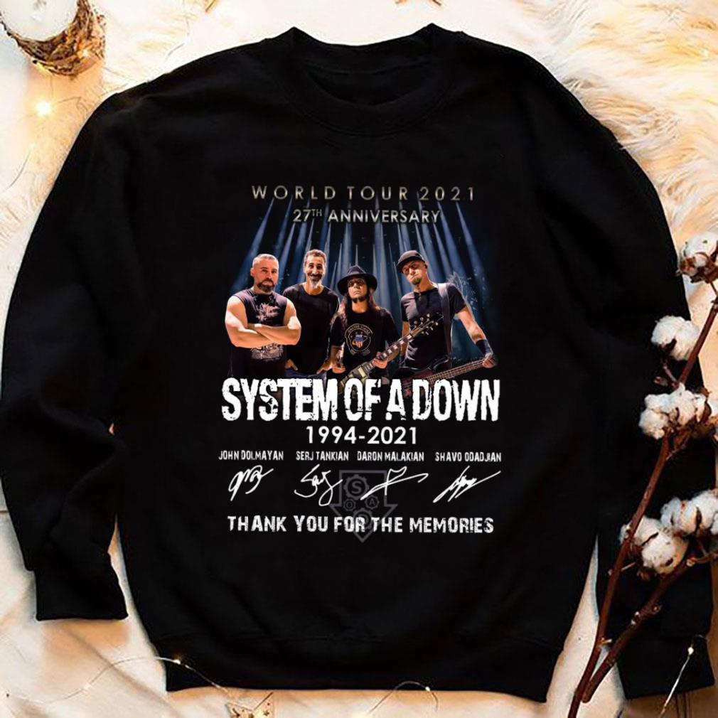 Original 27th anniversary System Of A Down 1994-2021 World Tour 2021 thank you for the memories signatures shirt, John Dolmayan, Serj Tankian, Daron Malakian, Shavo Odadjian cZO67PAy 27th anniversary System Of A Down 1994 2021 World Tour 2021 thank you for the memories signatures shirt John Dolmayan Serj Tankian Daron Malakian Shavo Odadjian 4 - Original 27th anniversary System Of A Down 1994-2021 World Tour 2021 thank you for the memories signatures shirt, John Dolmayan, Serj Tankian, Daron Malakian, Shavo Odadjian