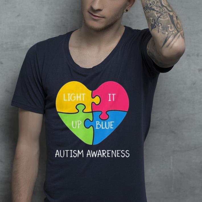 Autism Awareness Light It Up Blue shirt 4 - Autism Awareness Light It Up Blue shirt
