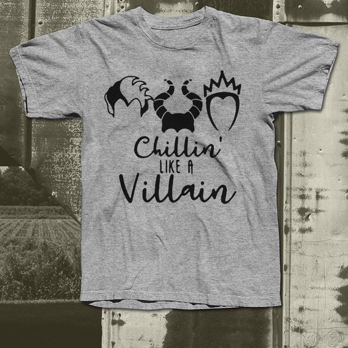 Cruella de Vil Maleficent Evil Queen chillin’ like a Villain shirt Cruella de Vil Maleficent Evil Queen chillin like a Villain shirt 4 - Cruella de Vil Maleficent Evil Queen chillin’ like a Villain shirt