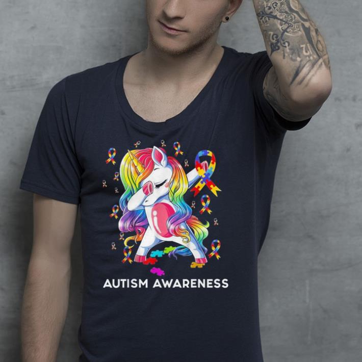 Dabbing Unicorn Puzzle Ribbon Autism awareness shirt Dabbing Unicorn Puzzle Ribbon Autism awareness shirt 4 - Dabbing Unicorn Puzzle Ribbon Autism awareness shirt
