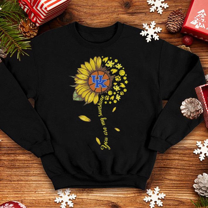 Kentucky Wildcats baseball You are my sunshine sunflower shirt Kentucky Wildcats baseball You are my sunshine sunflower shirt 4 - Kentucky Wildcats baseball You are my sunshine sunflower shirt
