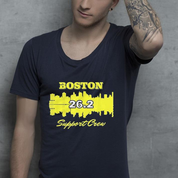 Boston 26 2 Marathon support crew shirt 4 - Boston 26.2 Marathon support crew shirt