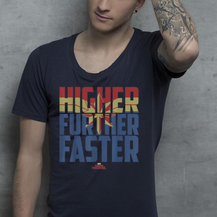 Marvel Captain Marvel Higher Faster Fill shirt 4 - Marvel Captain Marvel Higher Faster Fill shirt