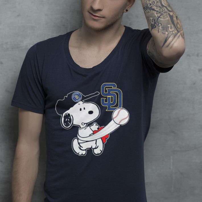 Snoopy Play Baseball Padres Team shirt 4 - Snoopy Play Baseball Padres Team shirt
