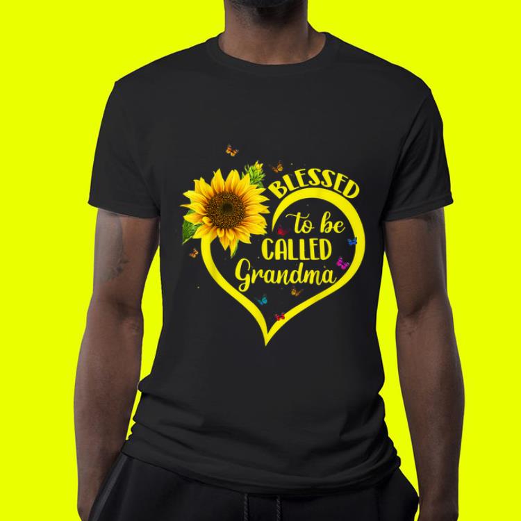 Blessed To Be Called Grandma Sunflower Heart shirt 4 - Blessed To Be Called Grandma Sunflower Heart shirt