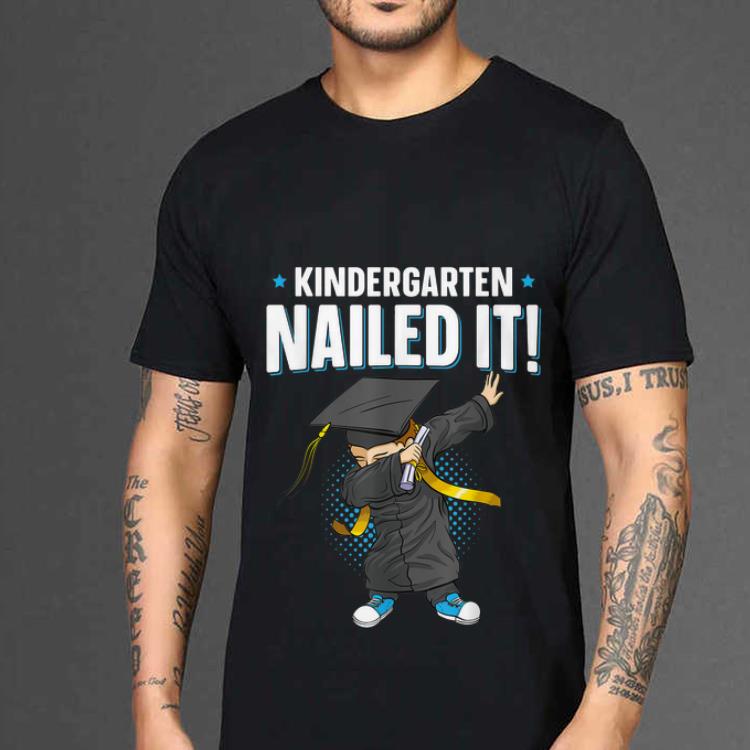 Dabbing Graduation Boy Kindergarten Nailed It Class Of 2019 shirt Dabbing Graduation Boy Kindergarten Nailed It Class Of 2019 shirt 4 - Dabbing Graduation Boy Kindergarten Nailed It Class Of 2019 shirt