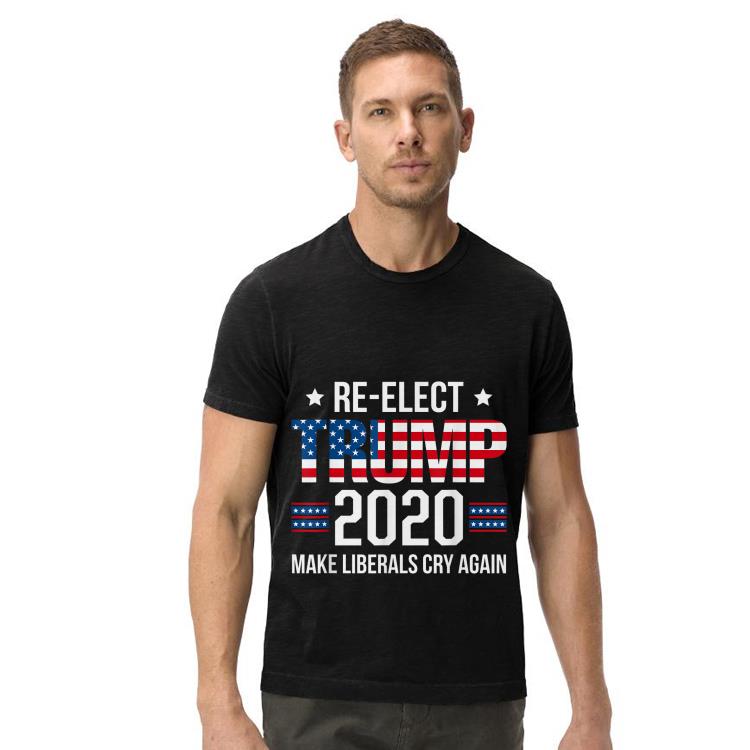 Donald trump Election 2020 Make Liberals Cry Again GOP American Flag shirt 4 - Donald trump Election 2020 Make Liberals Cry Again GOP American Flag shirt