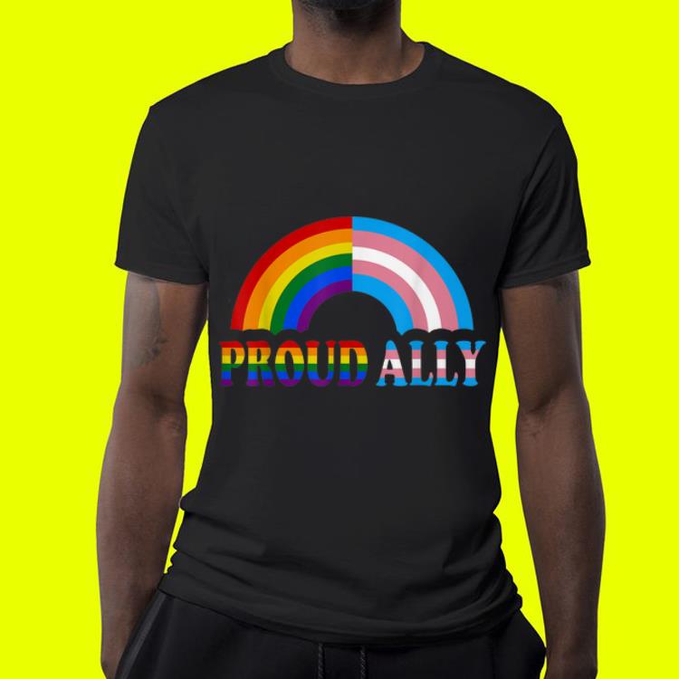 Proud ally flag Rainbow LGBT Transgender pride month shirt 4 - Proud ally flag Rainbow LGBT Transgender pride month shirt