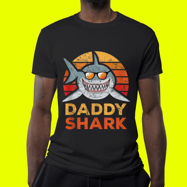 Retro Daddy Shark shirt Retro Daddy Shark shirt 4 - Retro Daddy Shark shirt