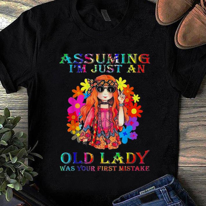 Assuming I m Just An Old Lady Was Your First Mistake Hippe Girl sweater 1 - Assuming I'm Just An Old Lady Was Your First Mistake Hippe Girl sweater